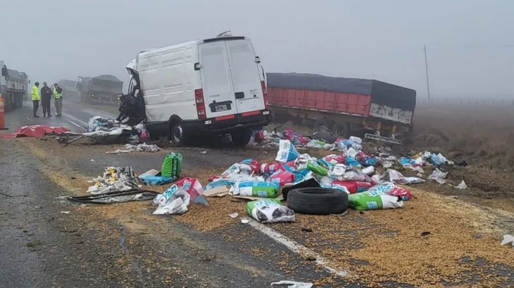 La v�ctima fatal transportaba alimento balanceado para mascotas.