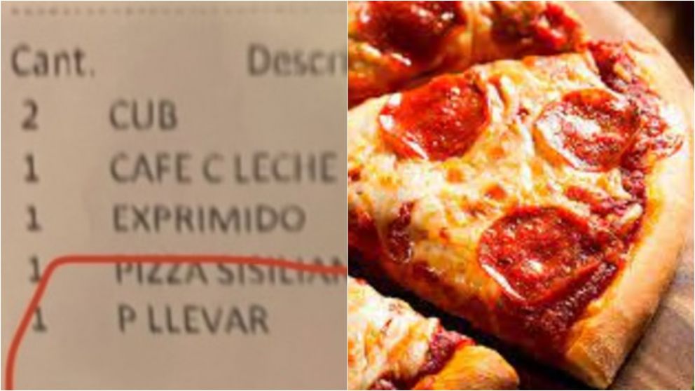 Comió en una pizzería, pidió llevarse las sobras de su comida y quisieron cobrárselas: casi terminan a las trompadas