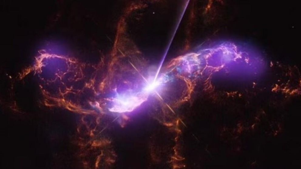 Impactante imagen de una galaxia lejana (NASA).