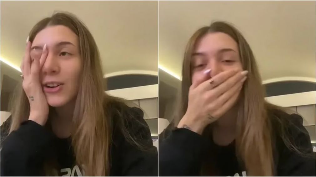Una joven quiso pasar un "finde" rom�ntico con su novio, pero cometi� un ins�lito error (Imagen captura video).