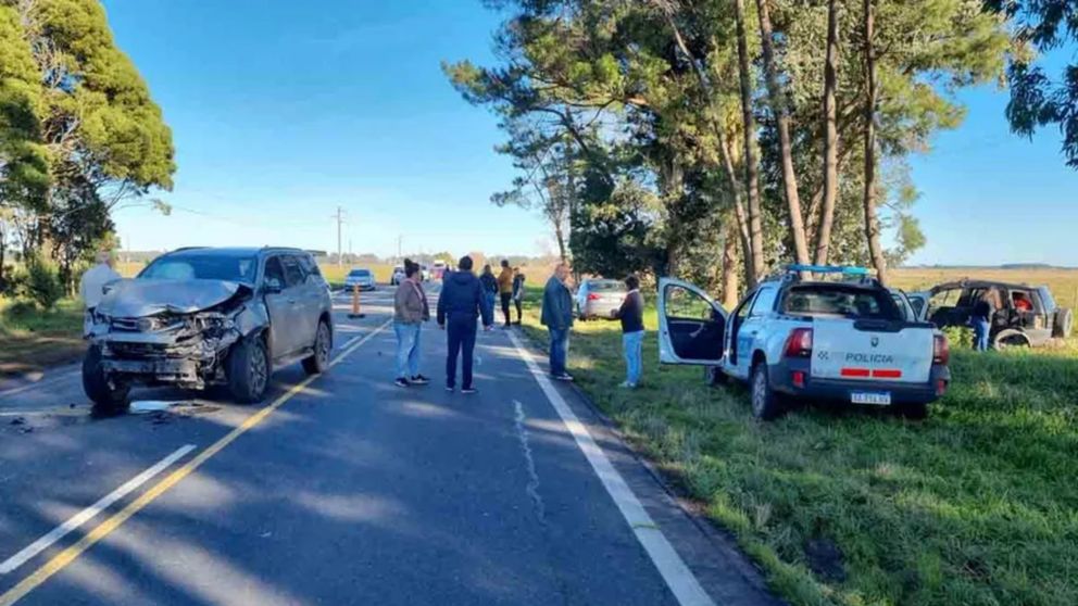 Los peritos trabajando tras el accidente.