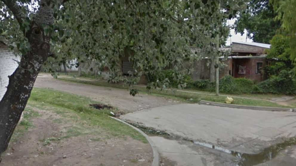 Acá, en este vecindario, sucedió el crimen de Cristian Emanuel Brítez.