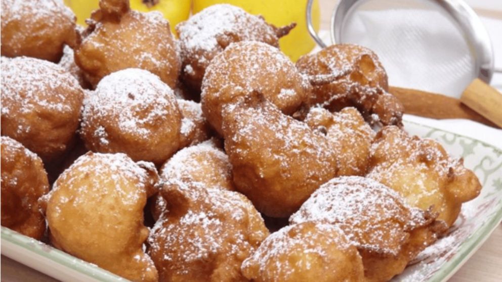Buñuelos de manzana: una receta simple y deliciosa para disfrutar con el mate.