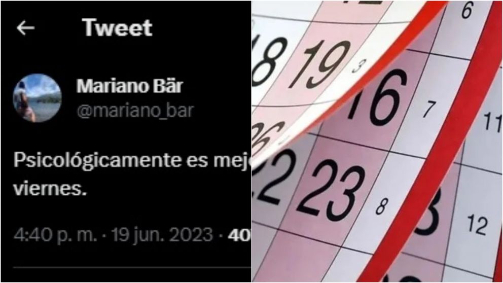 La curiosa teoría sobre los feriados que divide las redes: "Psicológicamente es mejor"