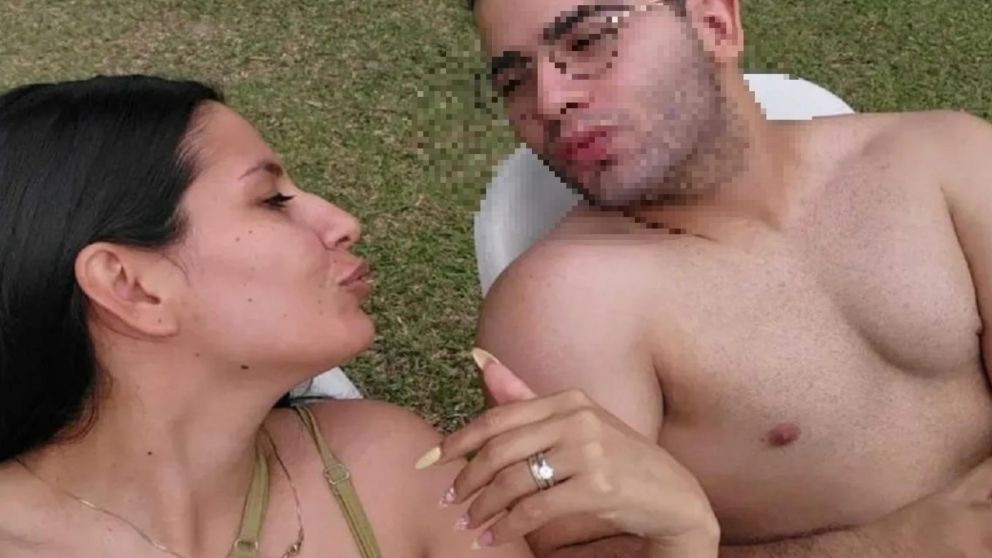 Cecilia junto a C�sar Sena, su pareja y quien se convirti� en el principal acusado de su femicidio.