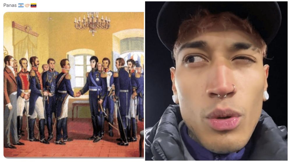 Un venezolano vivió un momento insólito en una parrillada familiar y es viral (TikTok/@greguiventura).