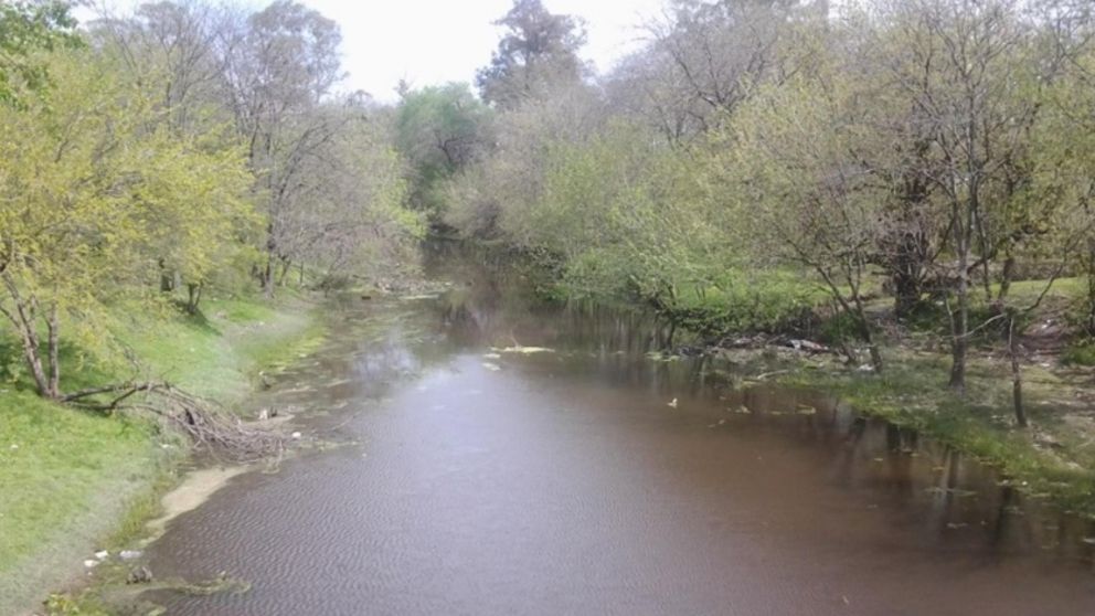 Acá, en esta zona, fue localizado el cuerpo sin vida del muchacho.