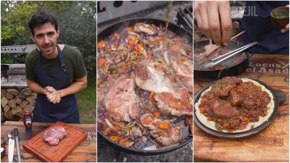 La bondiola al disco es un plato rico y sencillo.