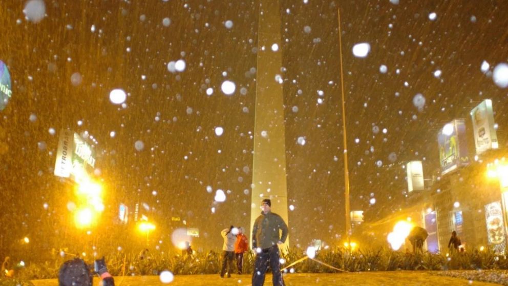 Invierno 2023: ¿qué posibilidades hay de que nieve en Buenos Aires?