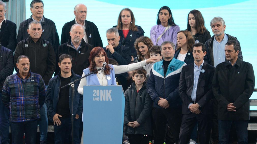 Unión por la Patria, la nueva denominación que adoptó el oficialismo (Crónica/Hernán Nersesian).