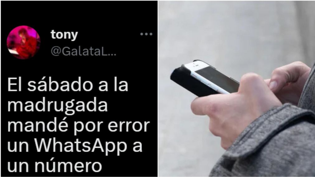 La rara respuesta que recibió un joven después de mandar un mensaje por error.