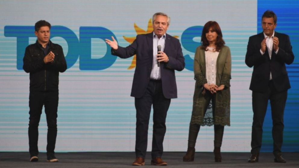 La marca que se formó en el 2019 y representó el regreso del peronismo al poder, dejará de existir a partir de mañana (Archivo Télam).