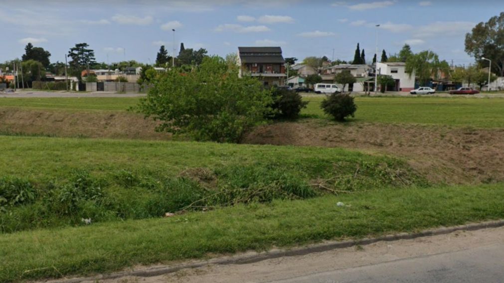La zona donde fueron encontrados los restos óseos.