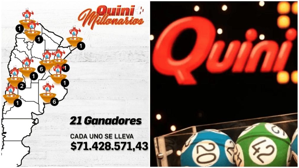 El Quini 6 dej� 21 nuevos millonarios en todo el pa�s (Loter�a de Santa Fe).