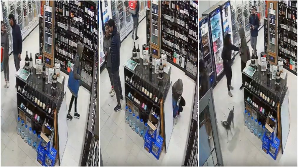 As� "mechera" de vinos fue sorprendida por la empleada del comercio.