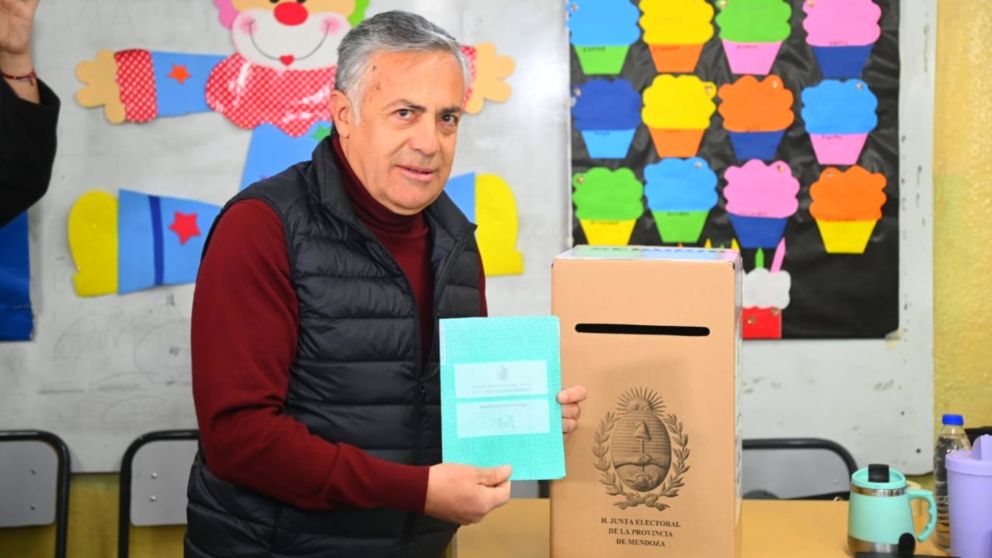 Cornejo agradeci� a los mendocinos por otorgarle el triunfo en las PASO.