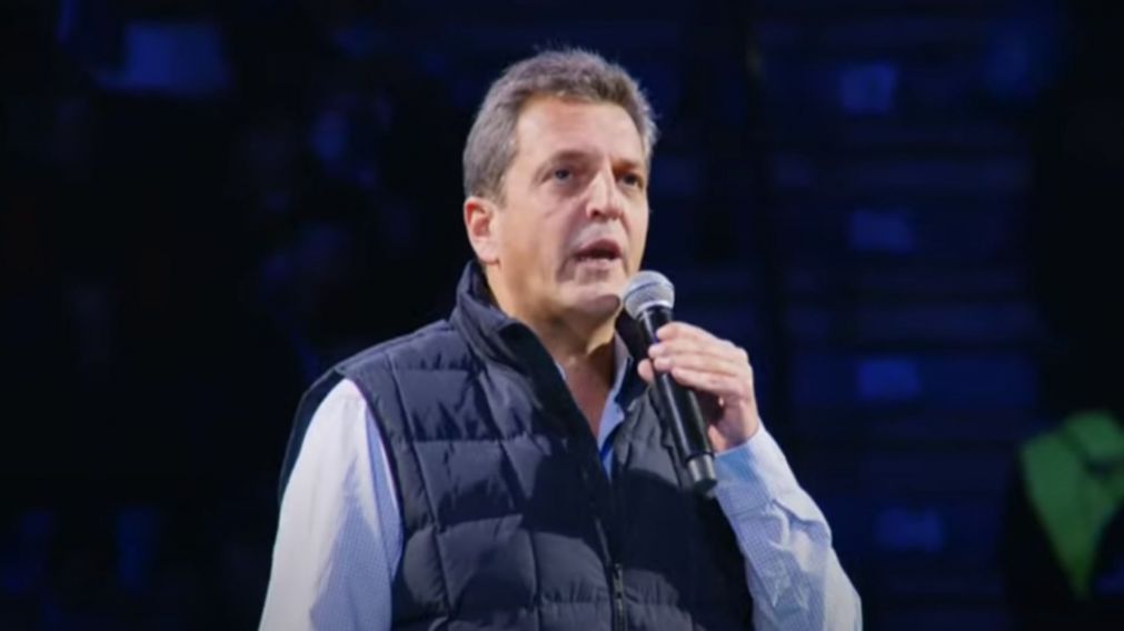 Sergio Massa cierra el congreso del Frente Renovador.