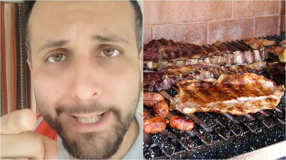Español fue a un asado en Argentina y probó un corte que lo dejó fascinado: “Me cambió para siempre”
