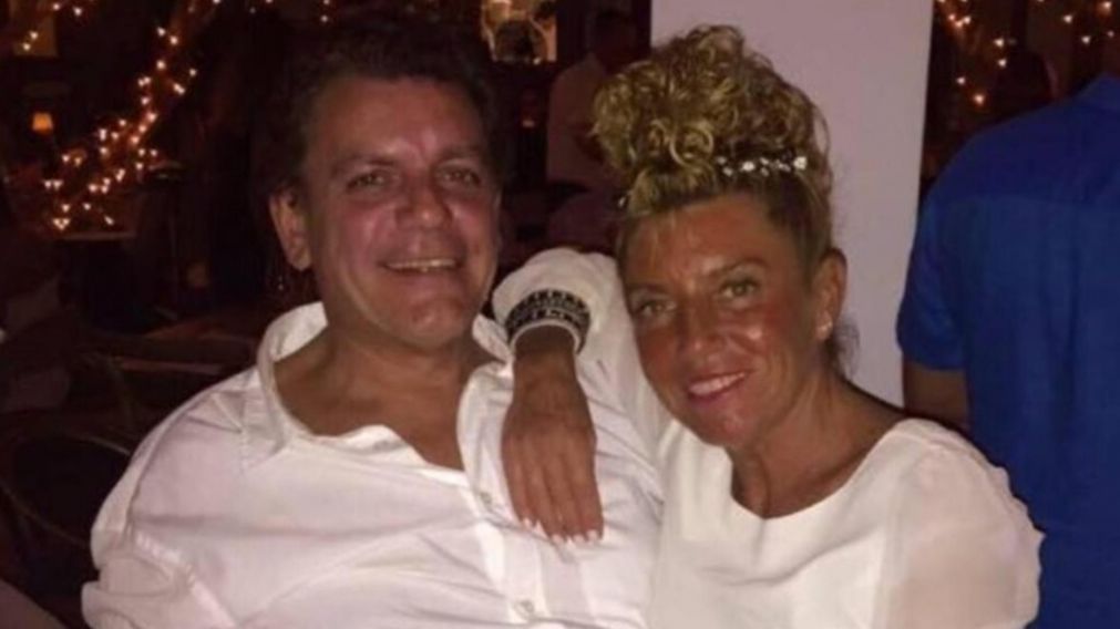 El empresario asesinado y su esposa (Facebook).