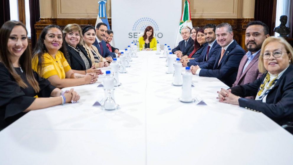 Cristina Kirchner: "Argentina y México tienen una larga tradición de hermandad institucional, política y diplomática, que unen a nuestros pueblos".