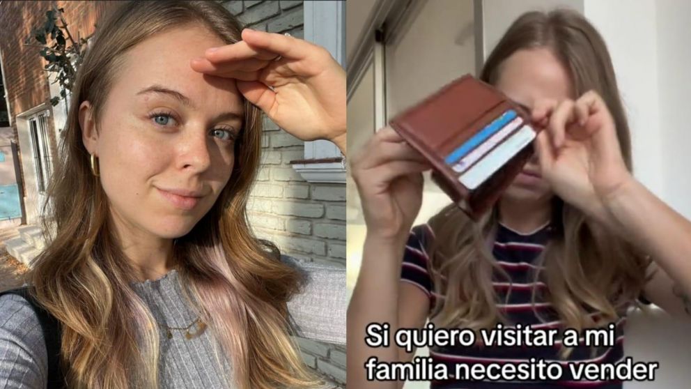 La joven rusa que reveló cuáles son los problemas que enfrenta al vivir en Argentina siendo extranjera (TikTok).