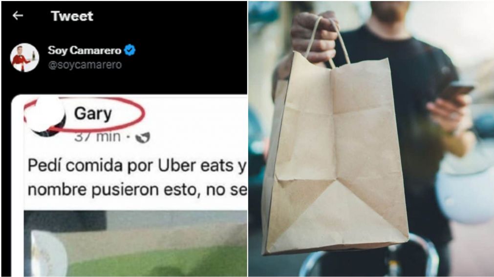 Un joven hizo un pedido por una app de delivery de comidas, pero en la bolsa recibió un llamativo detalle.
