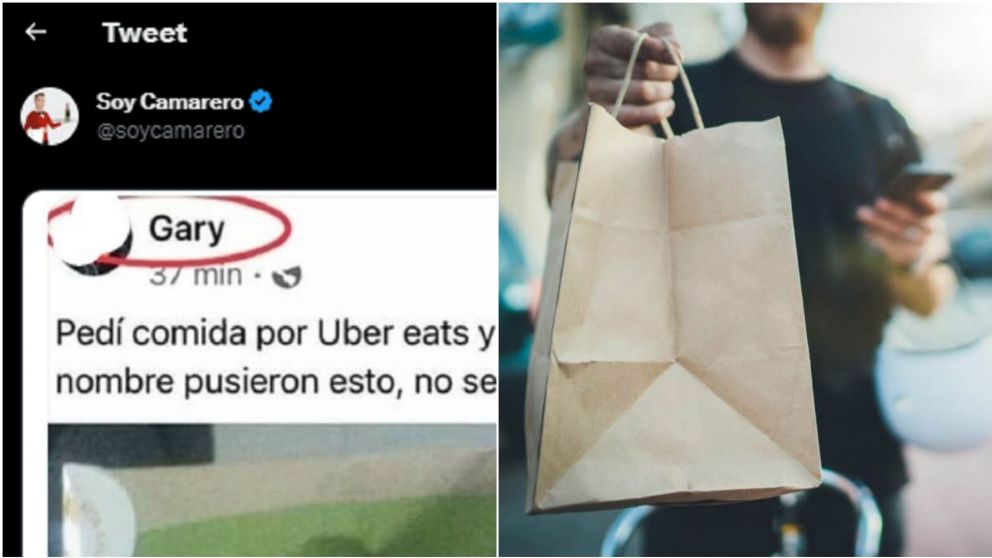 Un joven hizo un pedido por una app de delivery de comidas, pero en la bolsa recibió un llamativo detalle.
