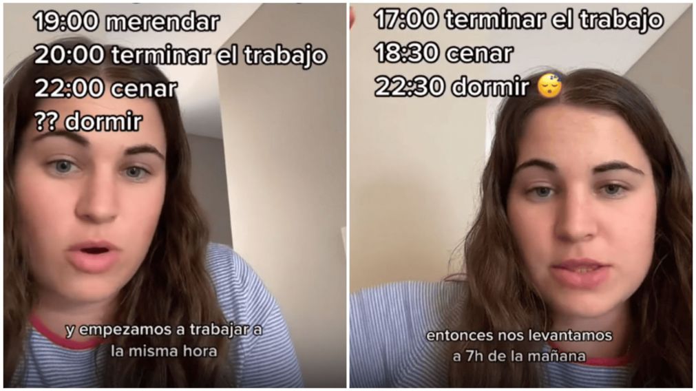 Una estadounidense que vive en Argentina es viral por su explicación de la cena vespertina (TikTok/@katie.en.argentina).
