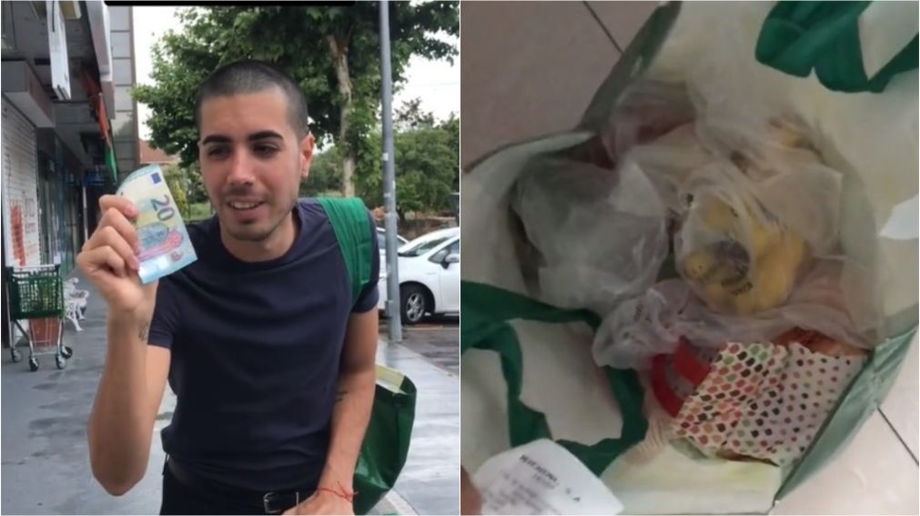Argentino mostró qué compró con 20 euros en España y generó un fuerte debate en redes: “Ni loco”