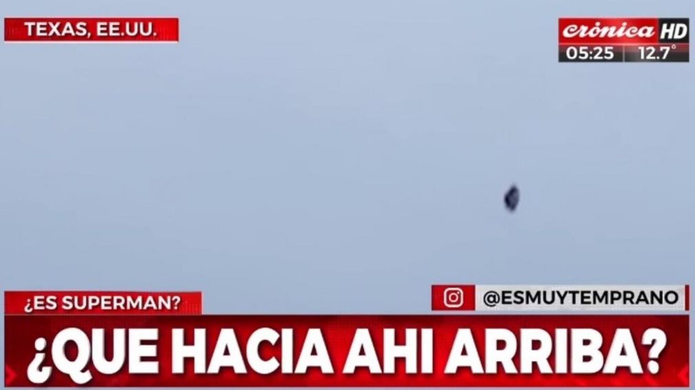 El extraño fenómeno fue captado en Estados Unidos (Captura de TV).