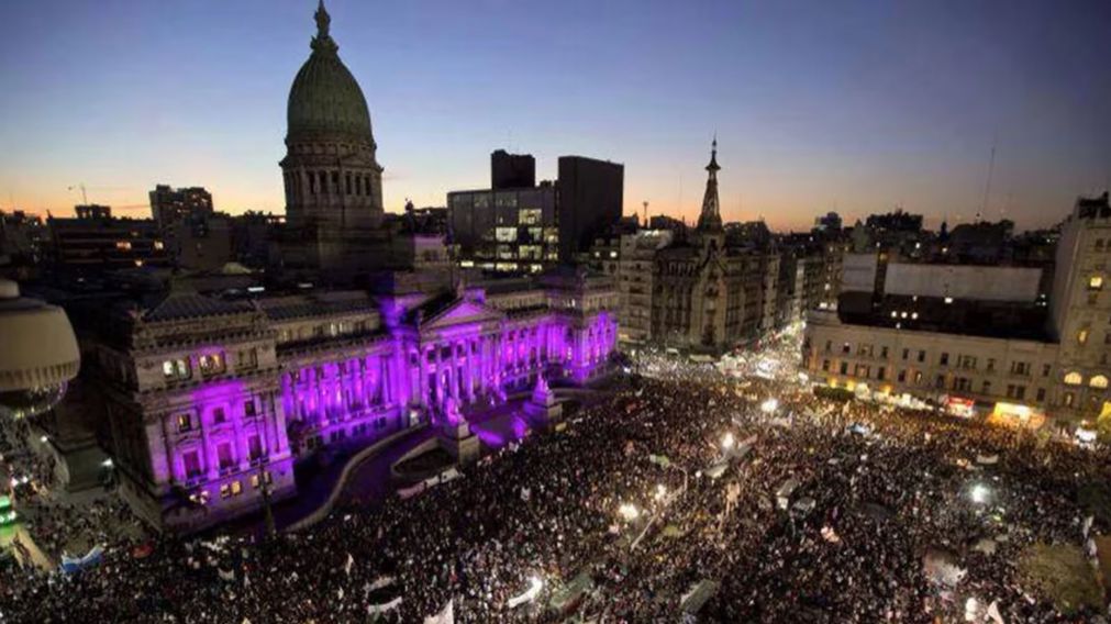 La masiva marcha del 3 de junio de 2015.