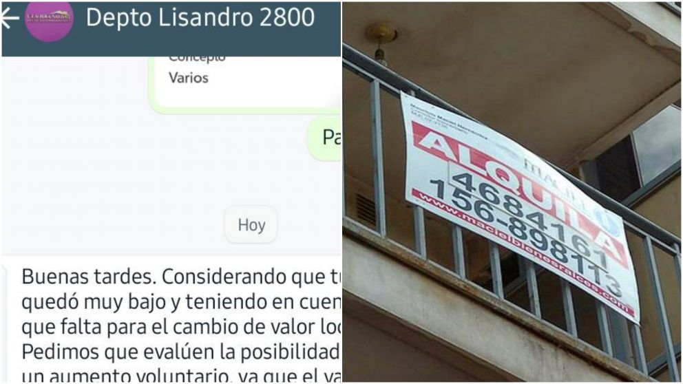 Una inmobiliaria le hizo un pedido por fuera del contrato de alquiler a uno de sus inquilinos y gener� el repudio en las redes sociales.
