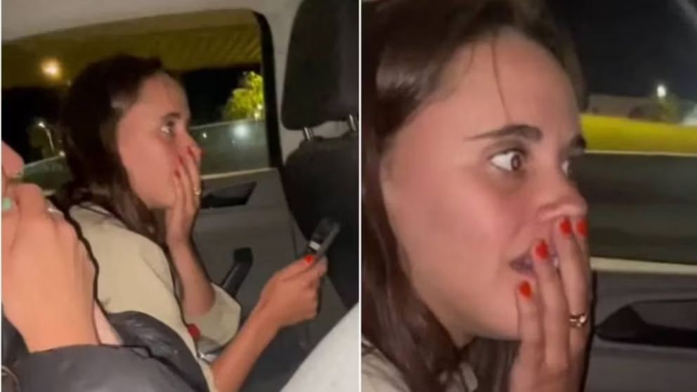 Fue al aeropuerto a tomar un vuelo, pero al llegar se enteró de algo lamentable y su reacción se viralizó (Imagen captura vídeo).