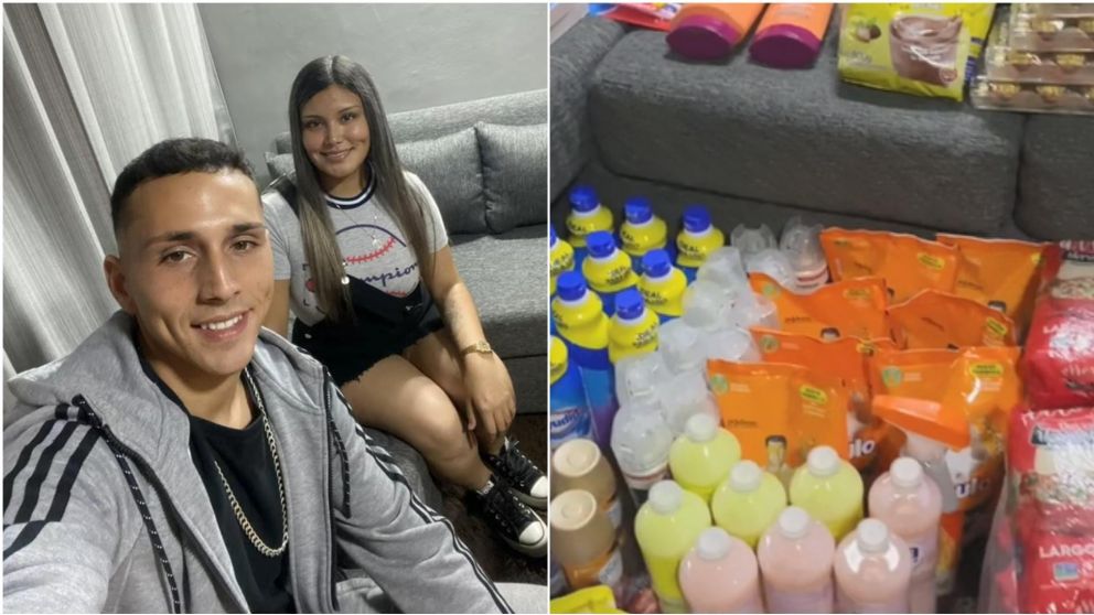 Chilenos mostraron en TikTok toda la mercadería que compraron en Argentina.