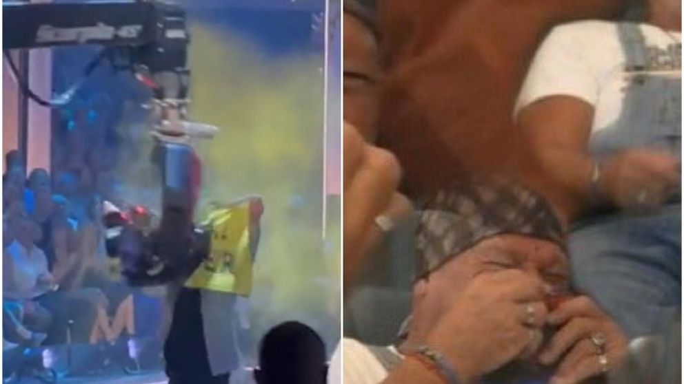 Ambientalistas entraron a un reality y el camarógrafo se enojó.