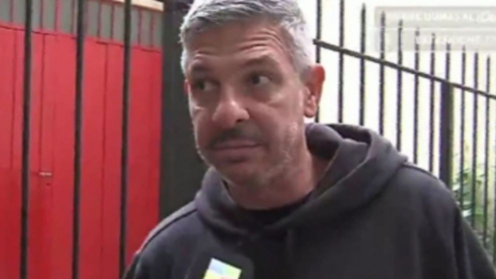 Marcelo Corazza cuando recuperó su libertad.