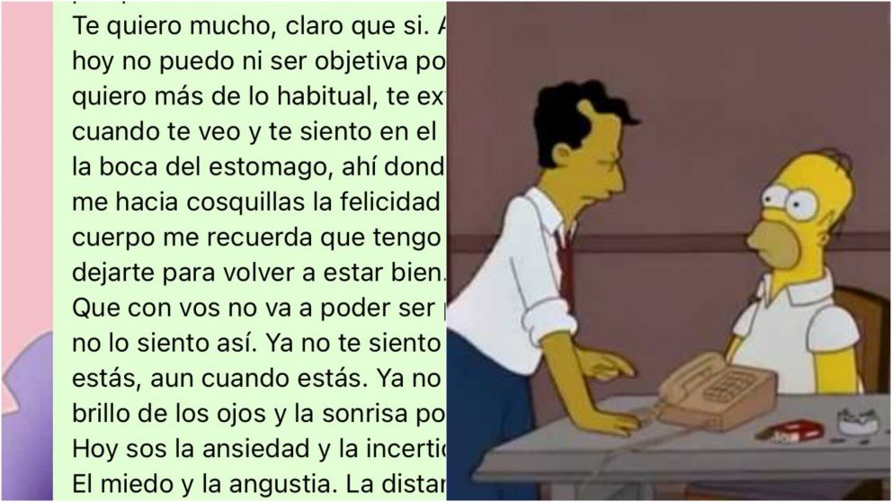 Joven abrió su corazón y le mandó un emotivo texto para despedirse, pero la respuesta de él la descolocó completamente