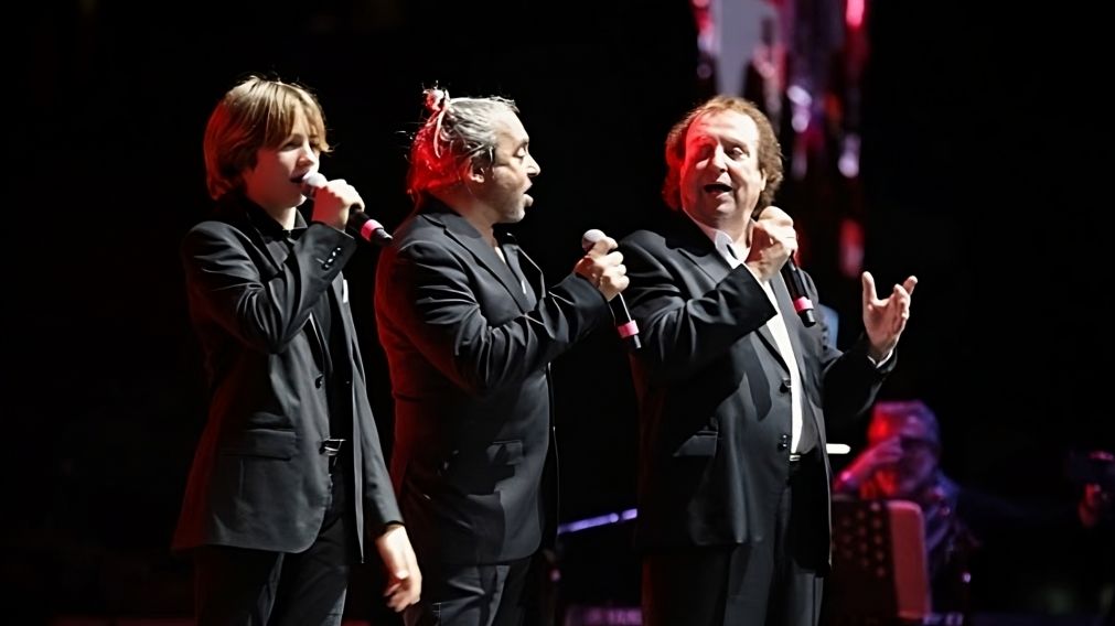 Dyango, Marcos y Axel; tres generaciones unidas por la música.