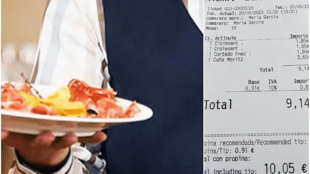 Le sumaron al ticket una "recomendación" de propina para el mozo y estalló la polémica (Twitter).