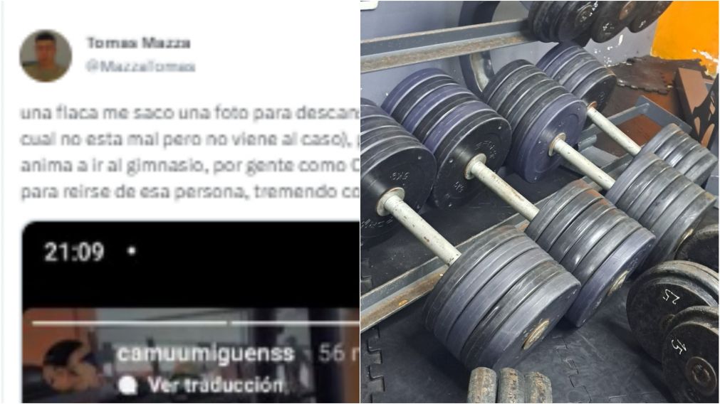 Un joven destrozó a una piba que lo había criticado en el gym.