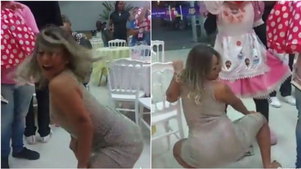 Una mujer opac� el cumplea�os de su hija al hacer un baile hot que se hizo viral en las redes.