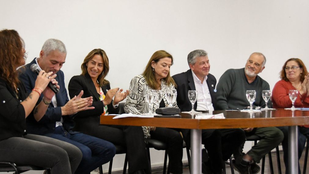 Estela Díaz, ministra de Mujeres bonaerense, en la presentación del programa.