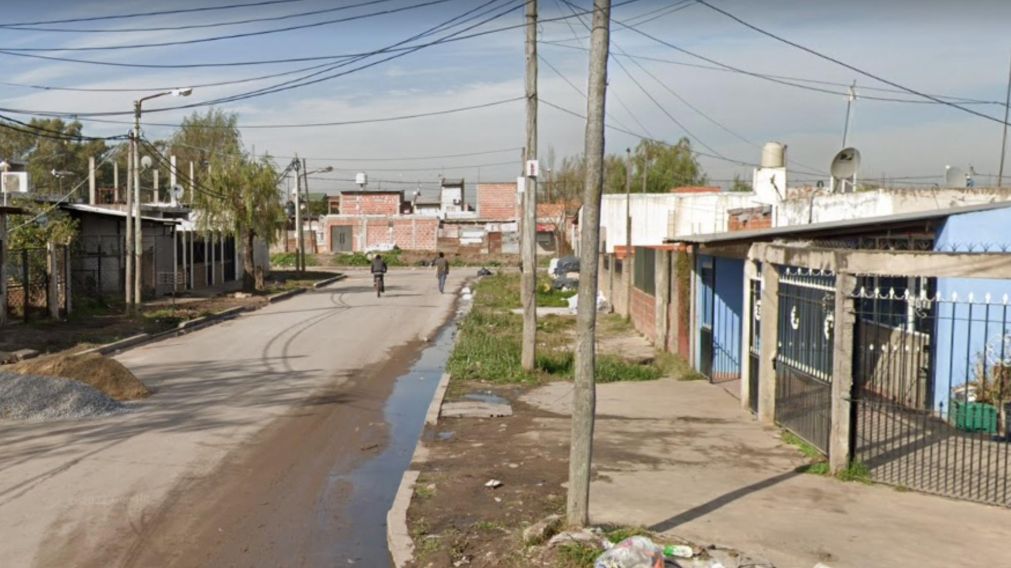 Ac�, en este barrio, se produjo el homicidio a disparos.