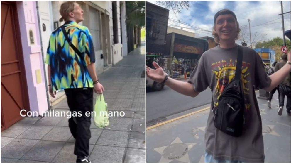 Una joven recopiló los momentos en que "argentinizó" a su novio yanqui y se hicieron virales en TikTok.