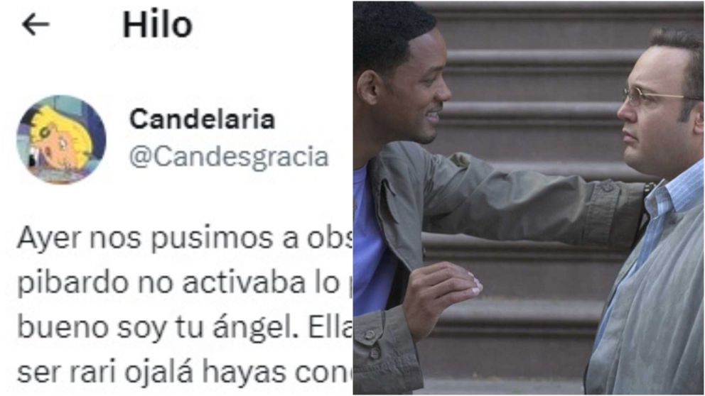 Estaba en una cita con una chica, no �activaba� pese a las "se�ales" de ella, y un "�ngel" apareci� para ayudarlo