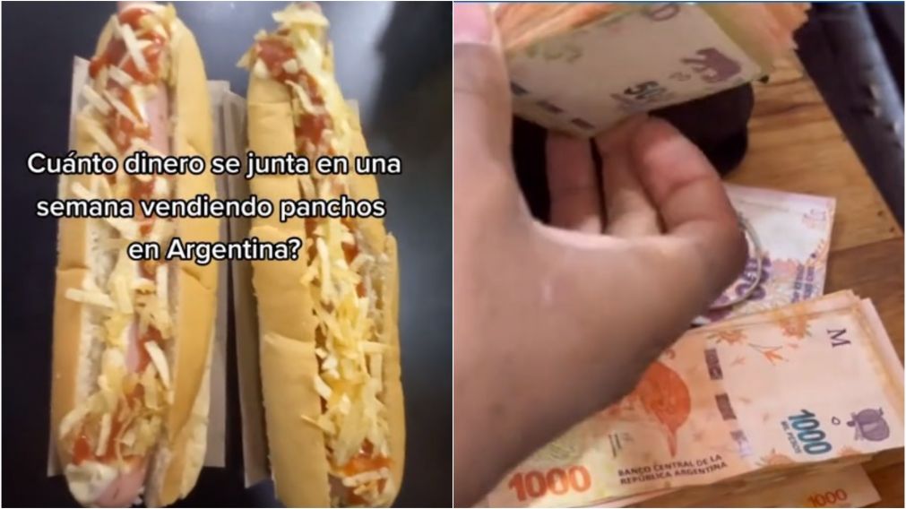 Vive en Argentina, vendió panchos tres semanas y se compró el último celular: el brillante "truco" que utilizó