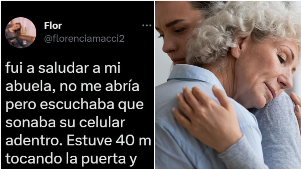 Una joven contó en Twitter la inesperada secuencia que pasó con su abuela.