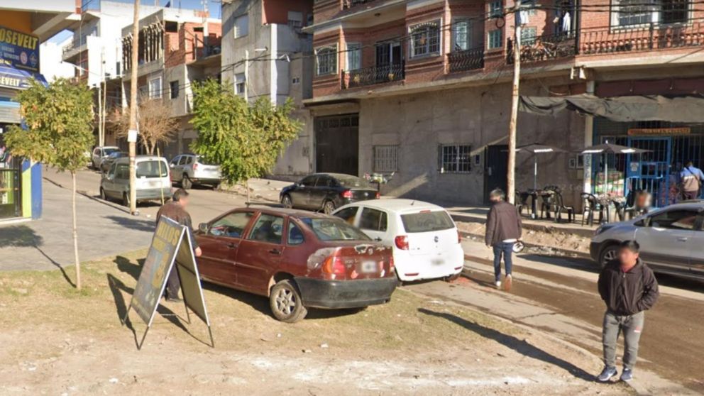 En esta esquina ocurrió el doble crimen (Google Street View).