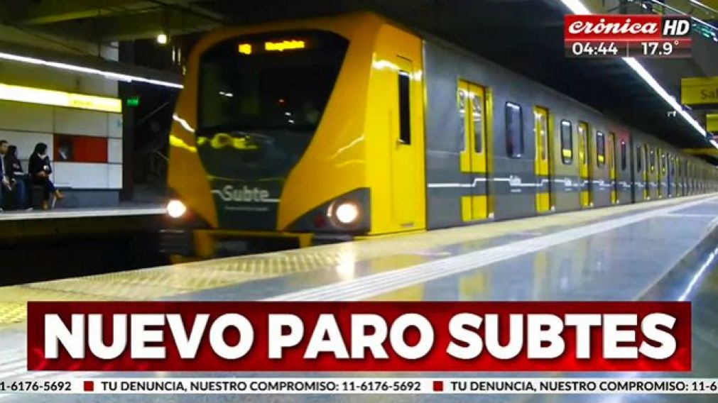 Se viene un nuevo paro de subtes: ¿cuándo será?
