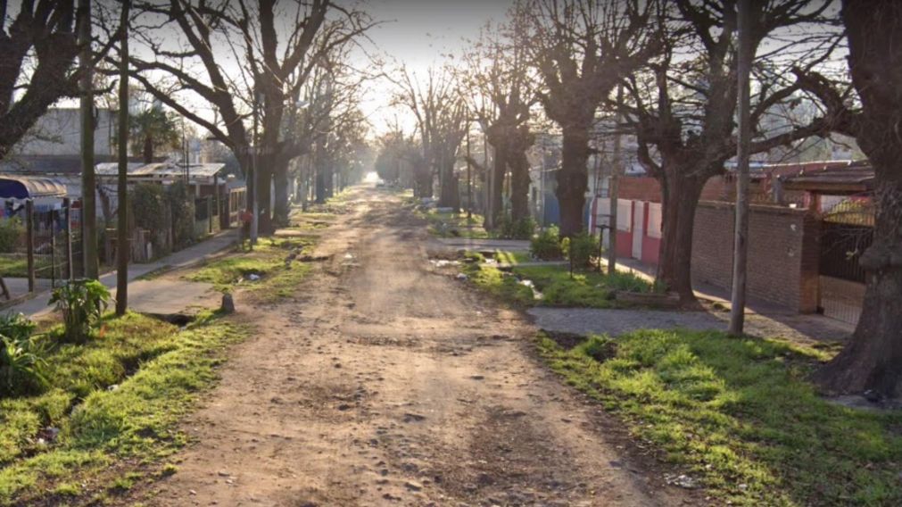 Acá, en este vecindario, se produjo el crimen del trabajador, de 30 años.